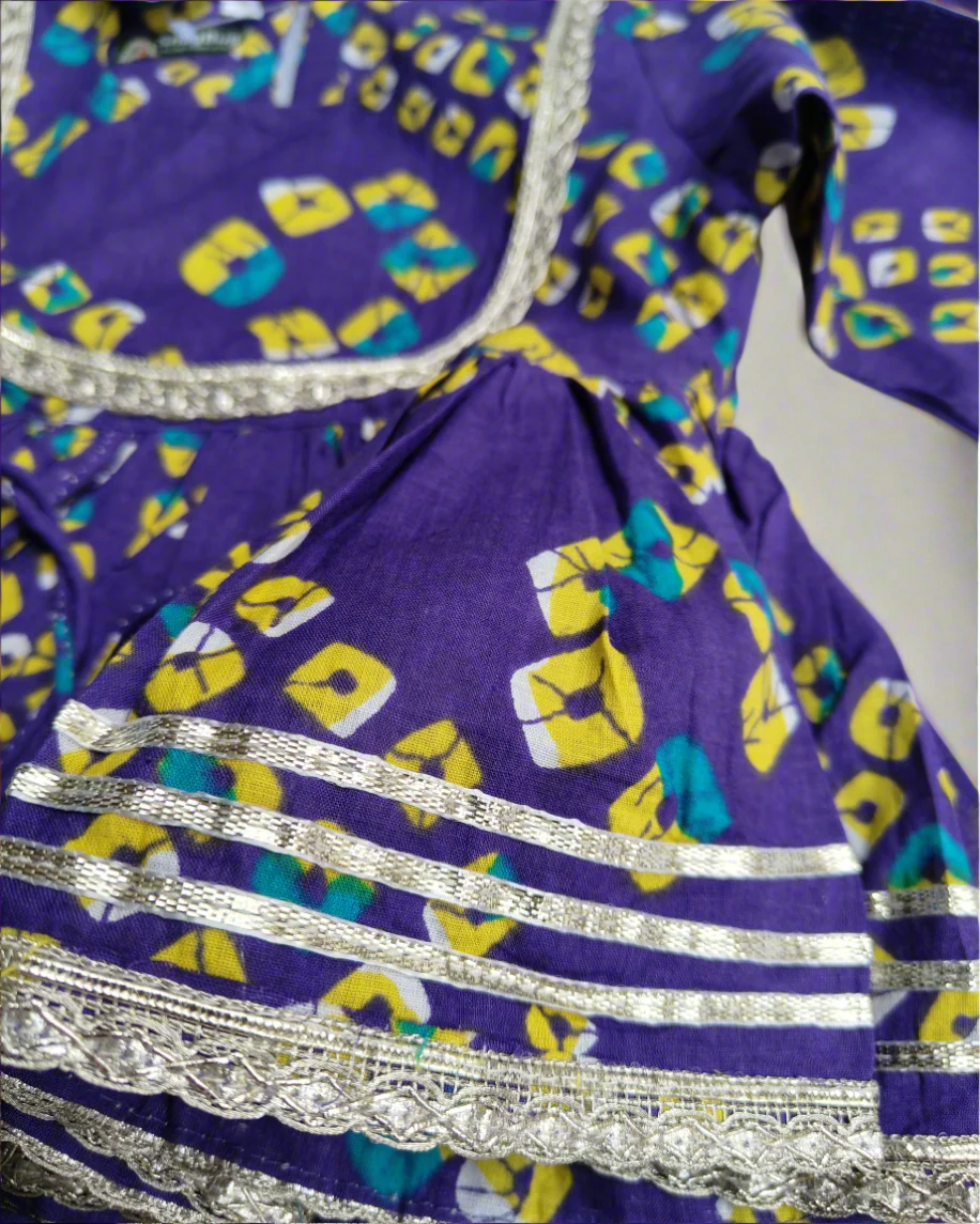 Badhani Pure cotton girls sharara set 
