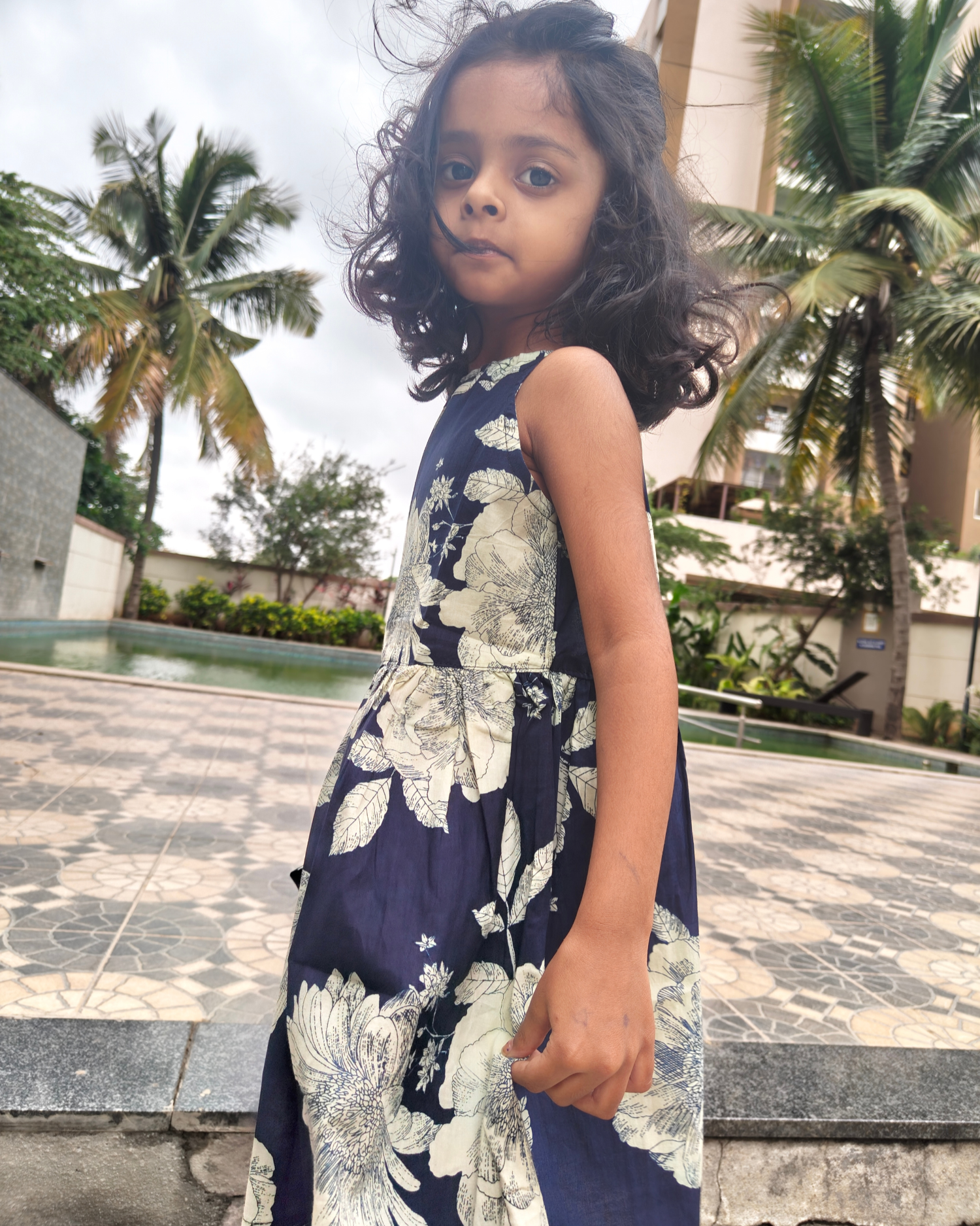 SnugBug Sleeveless Summer Cotton Frock for Girls 