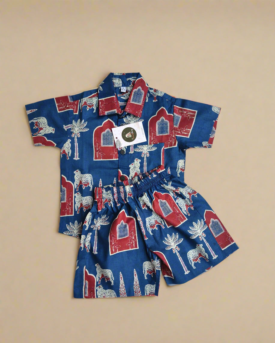 Kids Summer Cotton Co-ord Set