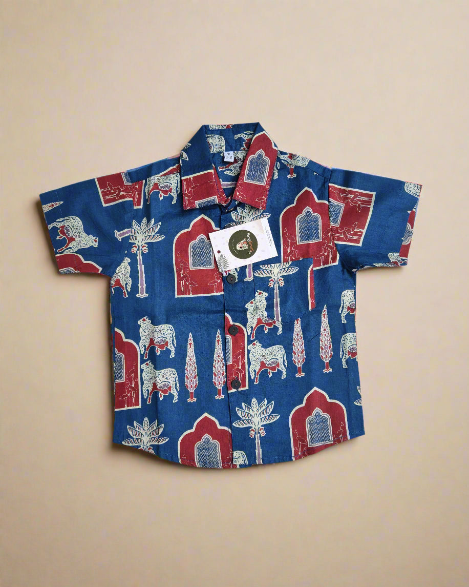 Kids cotton shorts set