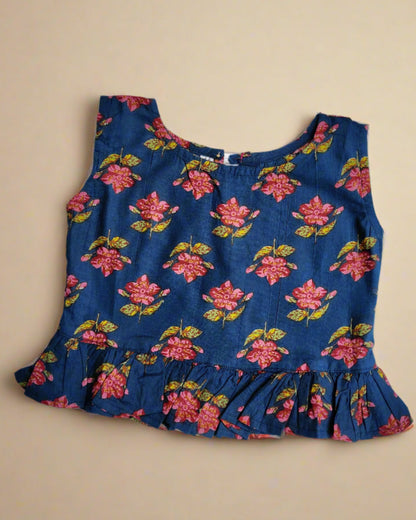Girls summer cotton clothing set