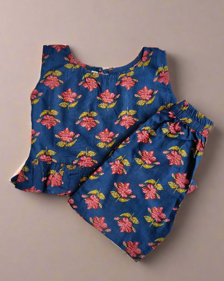 Girls Summer Cotton Co-ord Set