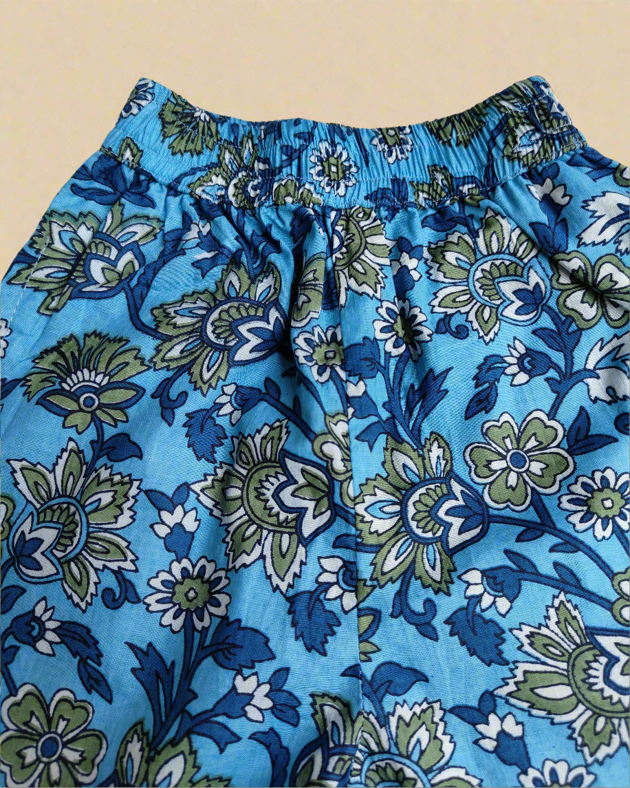 Girls Summer Sleeveless Cotton Comfortable Co-ord Set