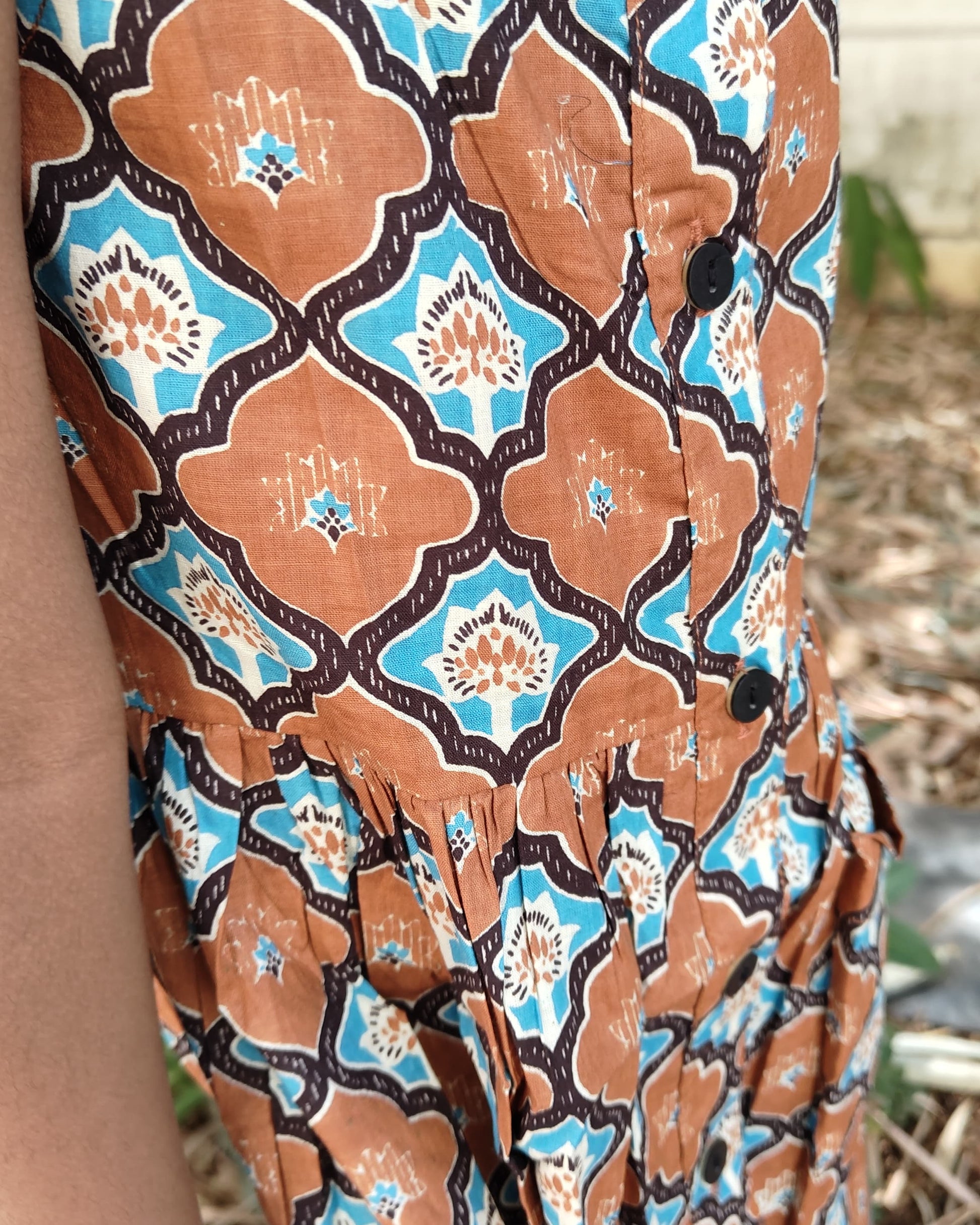 SnugBug Summer Classic Printed Cotton Dress
