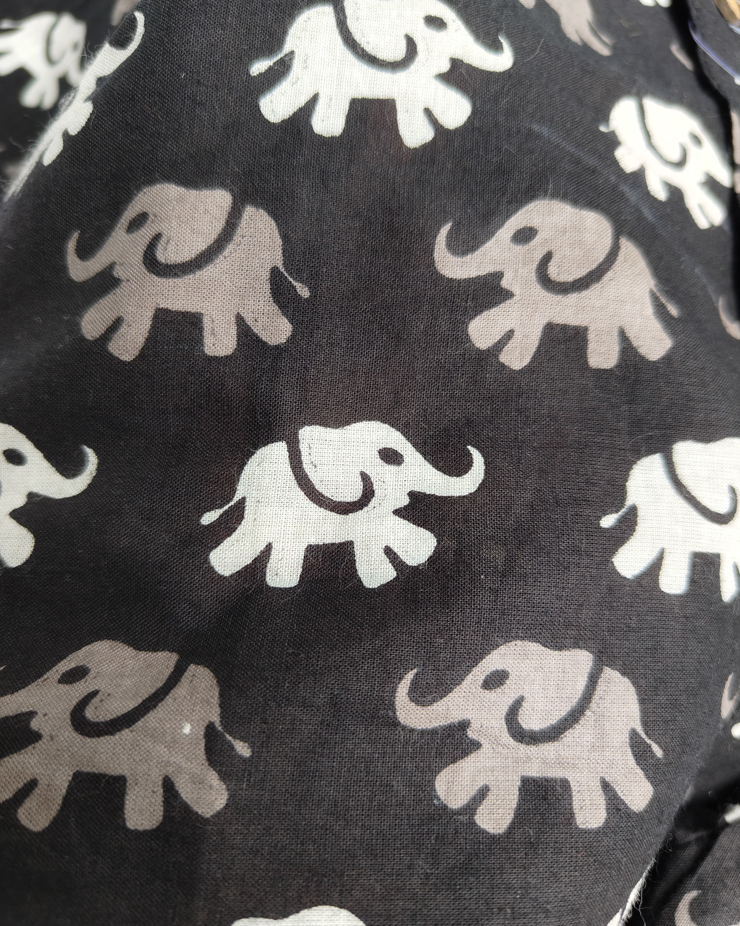 Kids Summer Cotton Elephant printed co-ord set