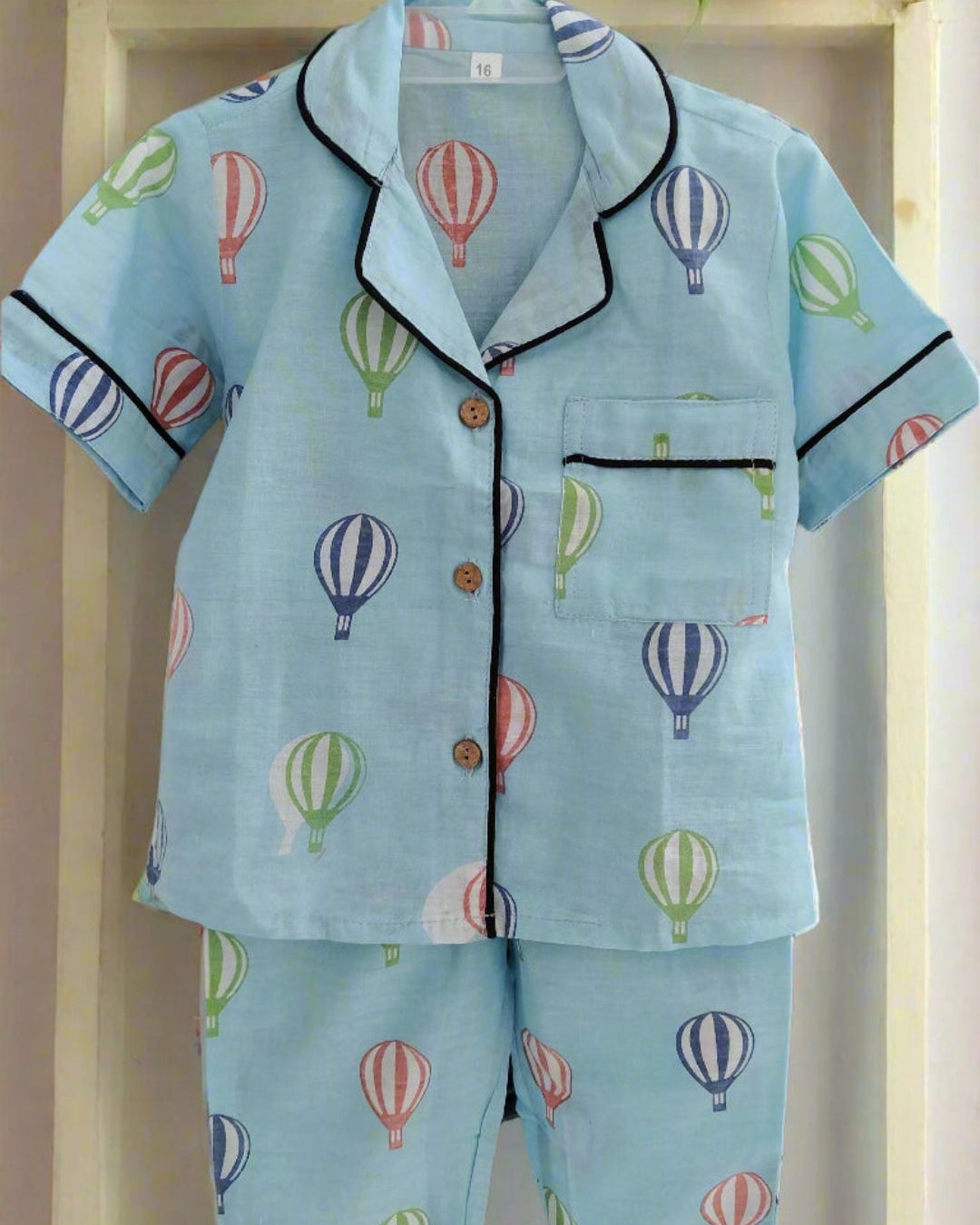Kids cotton night suit for summer