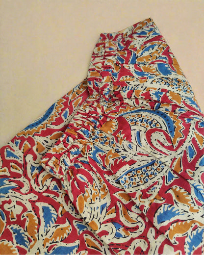 Girls Cotton Half Sleeve Boat Neck Pant | Trendy Summer Wear | SnugBug
