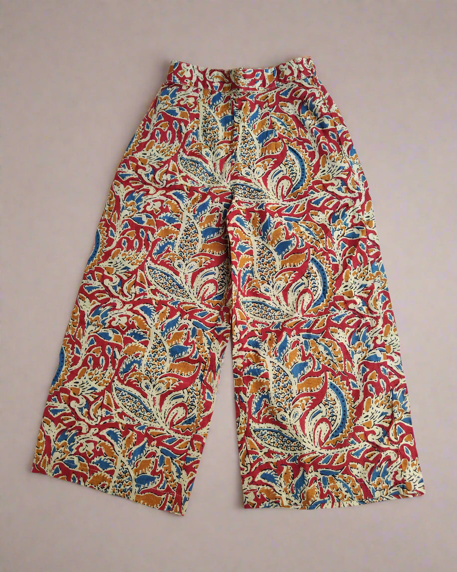 Cotton Boat Neck Crop Top Pant Summer Wear