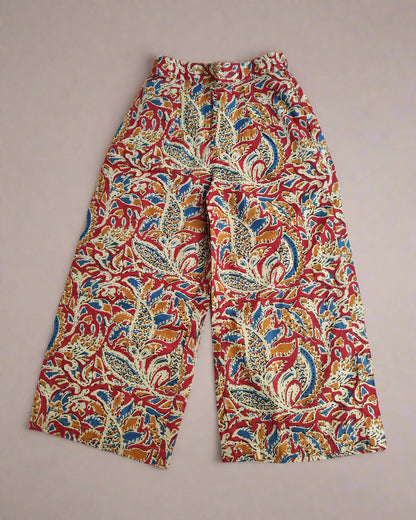 Cotton Boat Neck Crop Top Pant Summer Wear