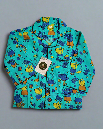 Kids Cotton full sleeve Night Suit