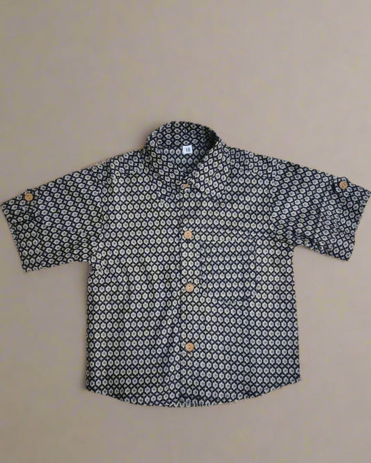 Kids Cotton Half Sleeve Shirt for Summer