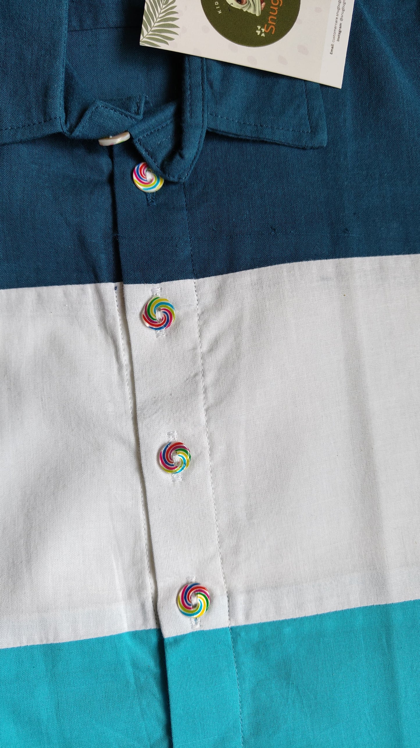 Boys Cotton Half Sleeve Shirt- Best for Summer | SnugBug