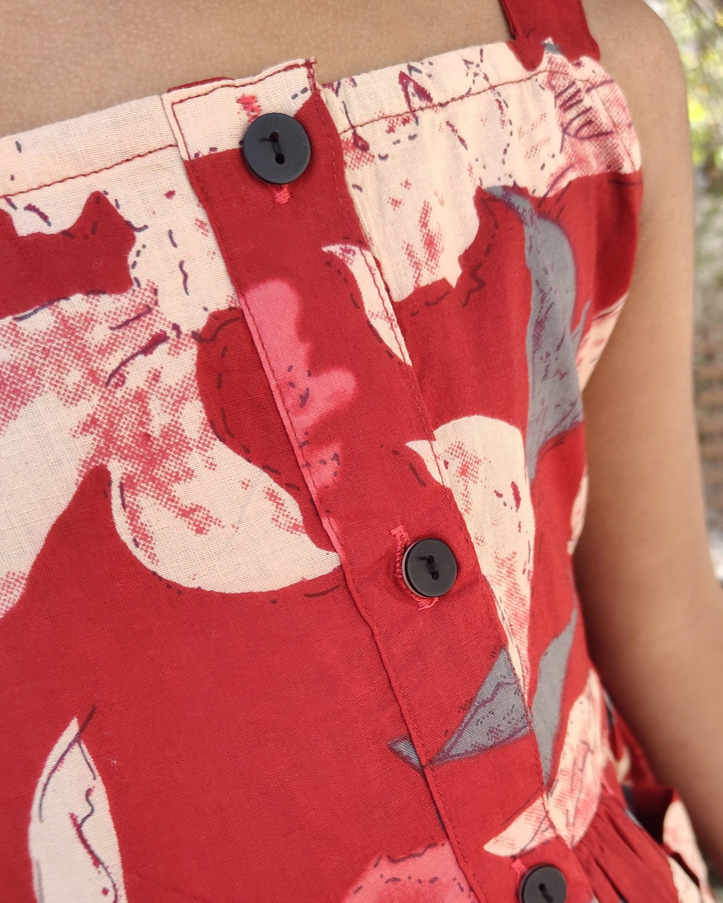 Shop Cotton Frocks for Girls - Sleeveless Summer Dress | SnugBug