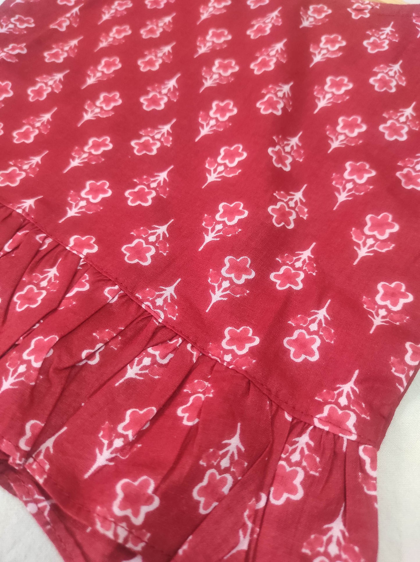 SnugBug | Cotton sleeveless Girls Top and short set